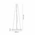 Kade Black Band 2 Tier Chandelier